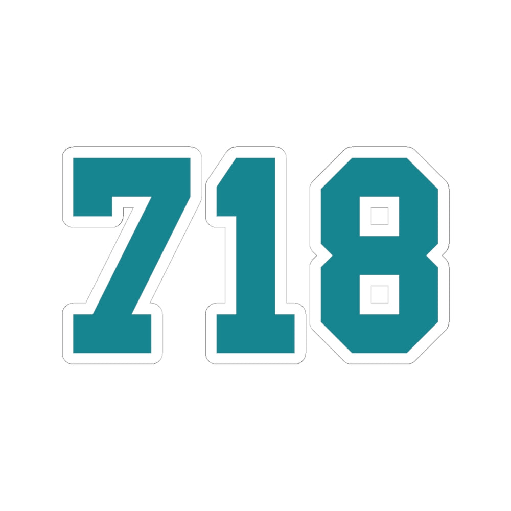 "718" Sticker