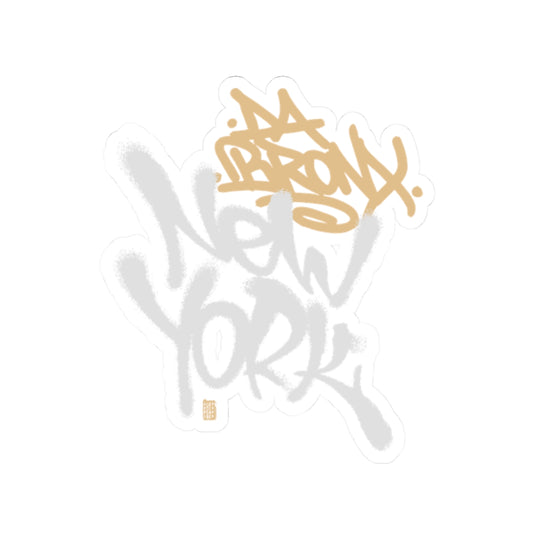 Da Bronx New York (Gold & Silver) Sticker