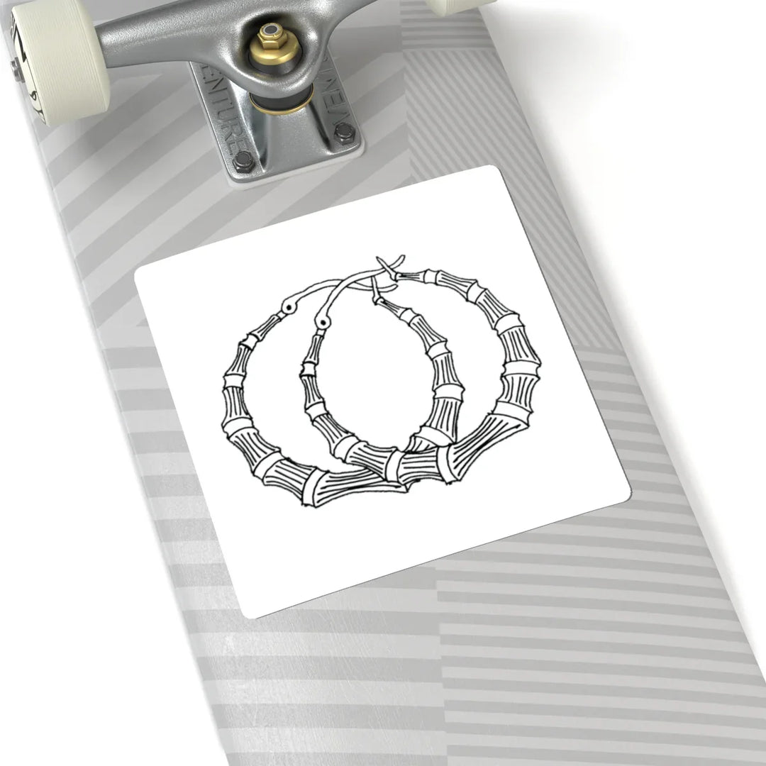 Starter Pack - Pantallas Bamboo Hoop Earrings Sticker