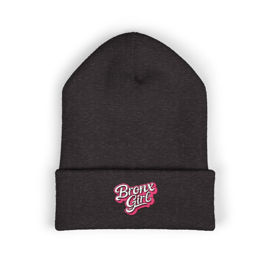 Beanie — "Bronx Girl" Embroidered Cuffed Winter Hat by Bronx Native
