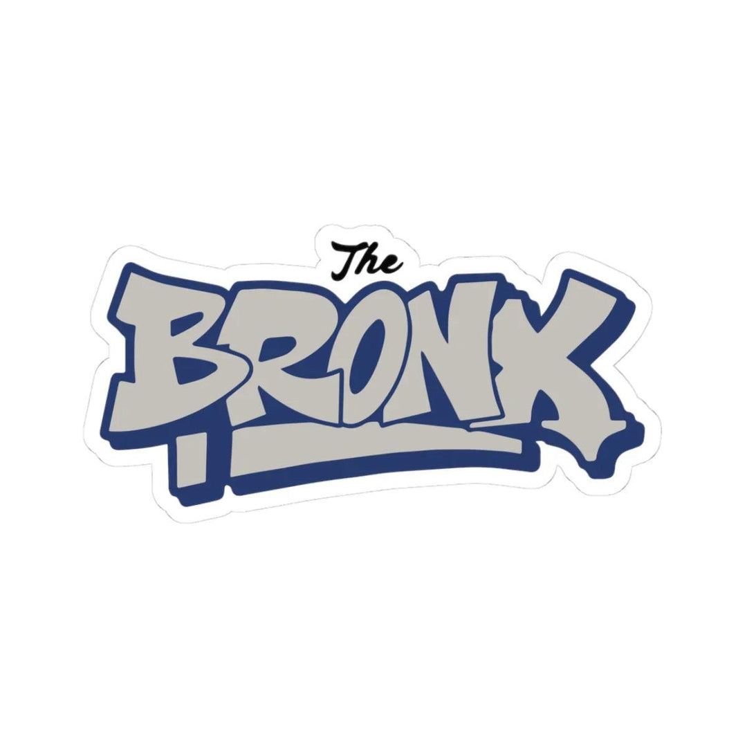 The Bronx Pinstripe Blue & Gray Sticker by Bronx Native