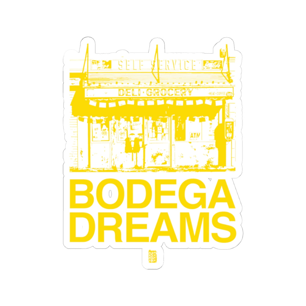 Bodega Dreams Sticker (Yellow)