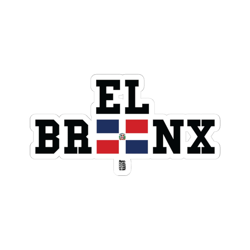El Bronx Dominican Flag Sticker Printify