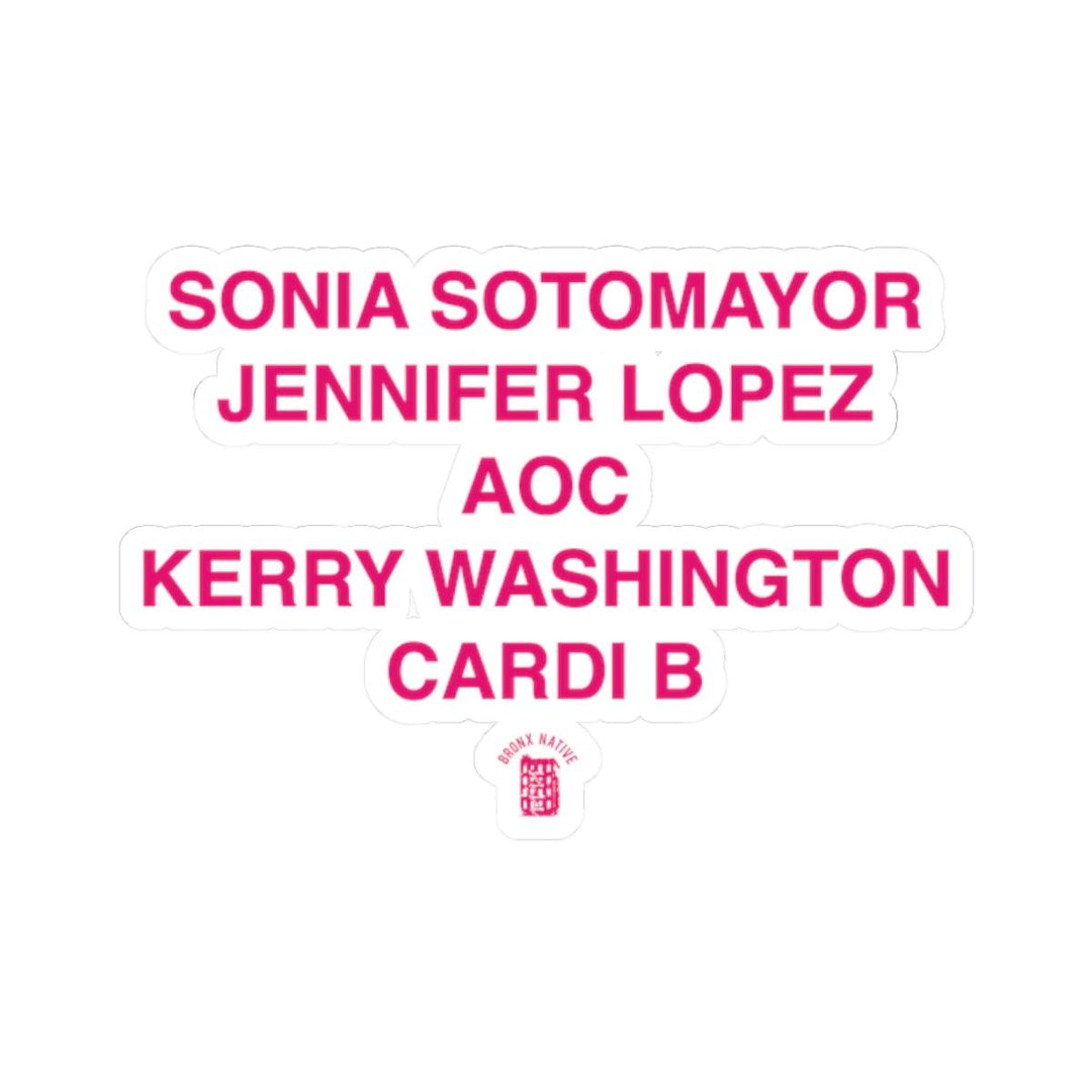 Bronx Women Icons Sticker by Bronx Native