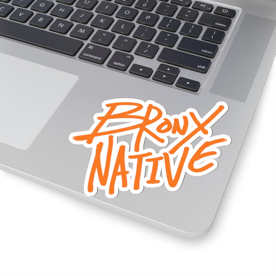 Bronx Native Graffiti Sticker (Orange)