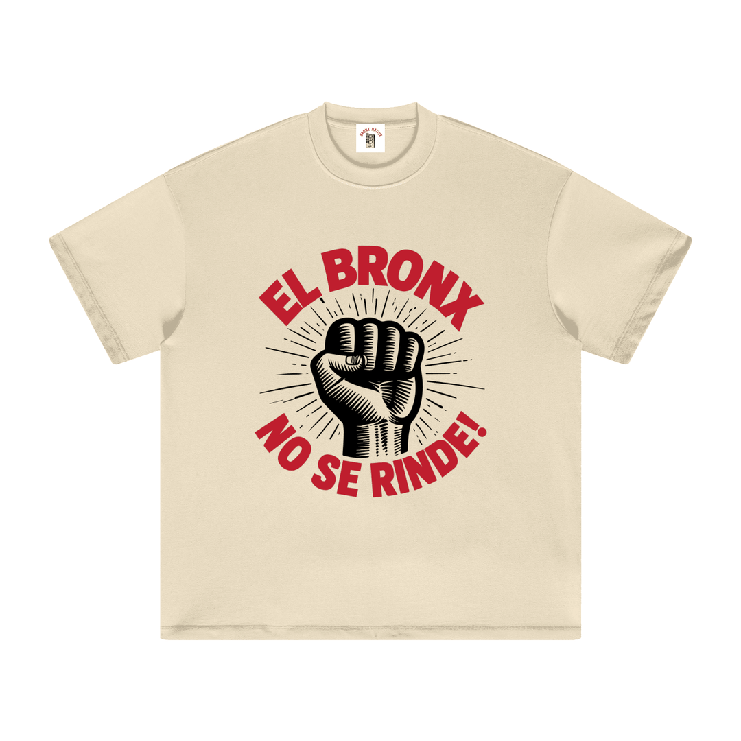 El Bronx No Se Rinde! Heavyweight Earth Tone T-Shirt by Bronx Native