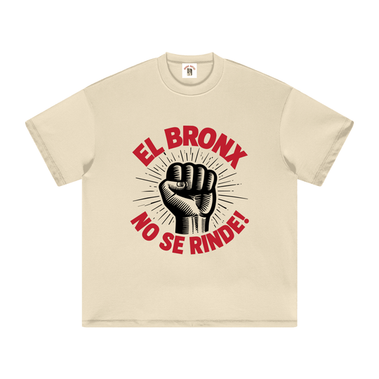 El Bronx No Se Rinde! Heavyweight Earth Tone T-Shirt by Bronx Native