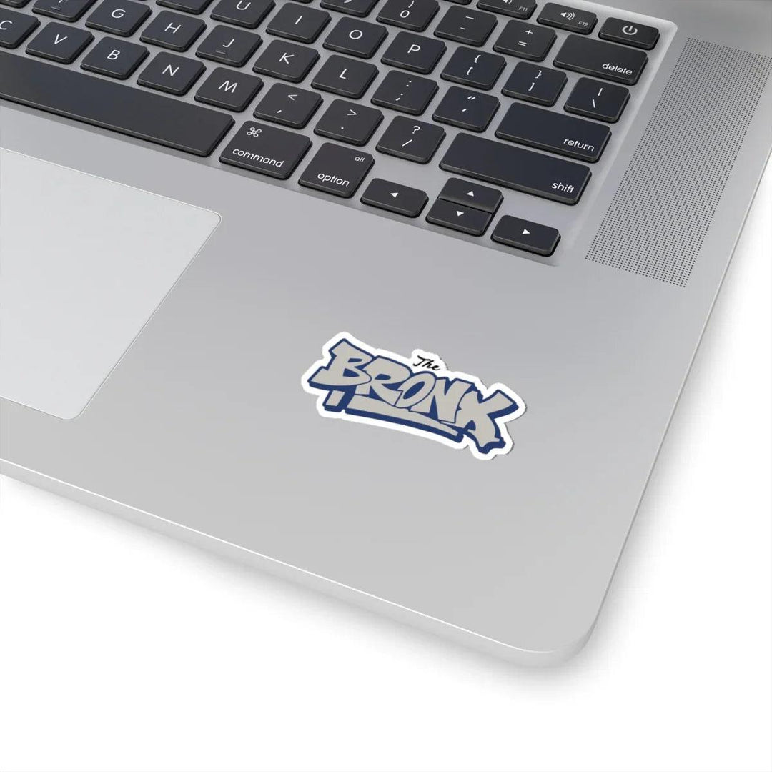 The Bronx Pinstripe Blue & Gray Sticker by Bronx Native