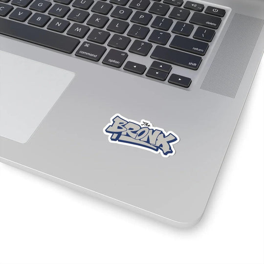 The Bronx Pinstripe Blue & Gray Sticker by Bronx Native