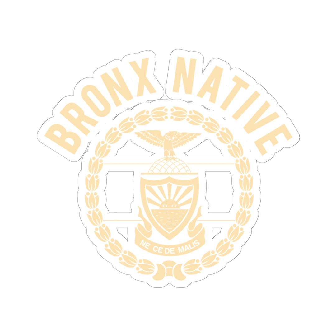 Bronx Native Crest (Gold) Sticker