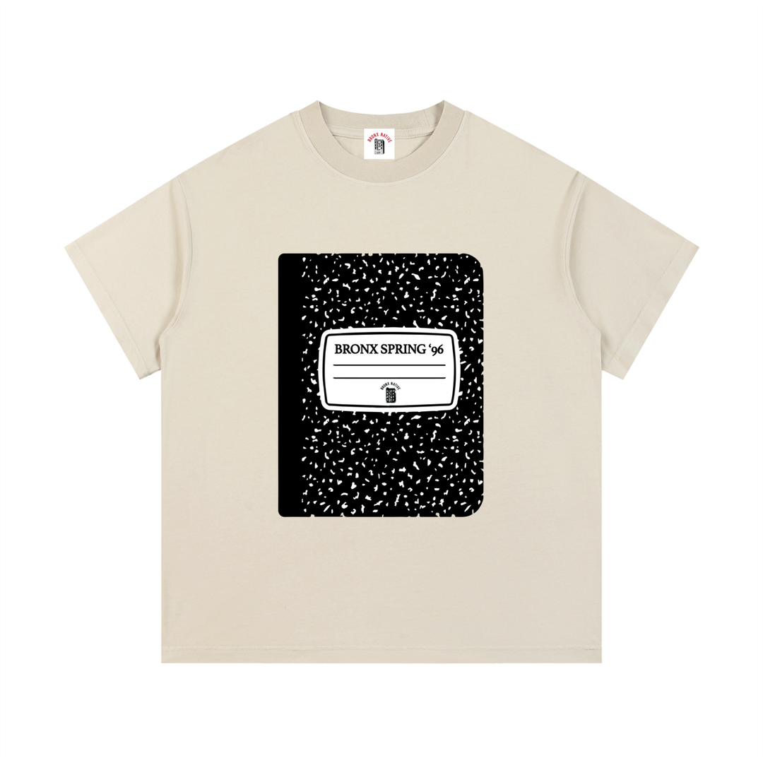 Bronx Spring Composition Notebook Vintage Wash Cotton T-Shirt
