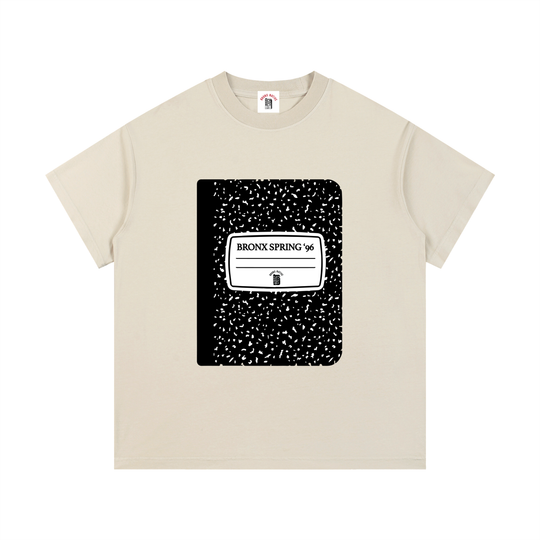 Bronx Spring Composition Notebook Vintage Wash Cotton T-Shirt