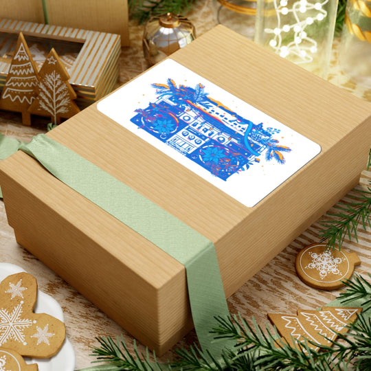 Boom Box Holiday (Neon) Sticker