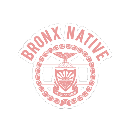 Bronx Native BX Borough Seal (Pink)