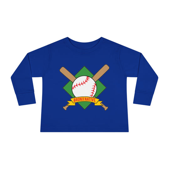 Bronx Native Baseball Toddler Long Sleeve Tee