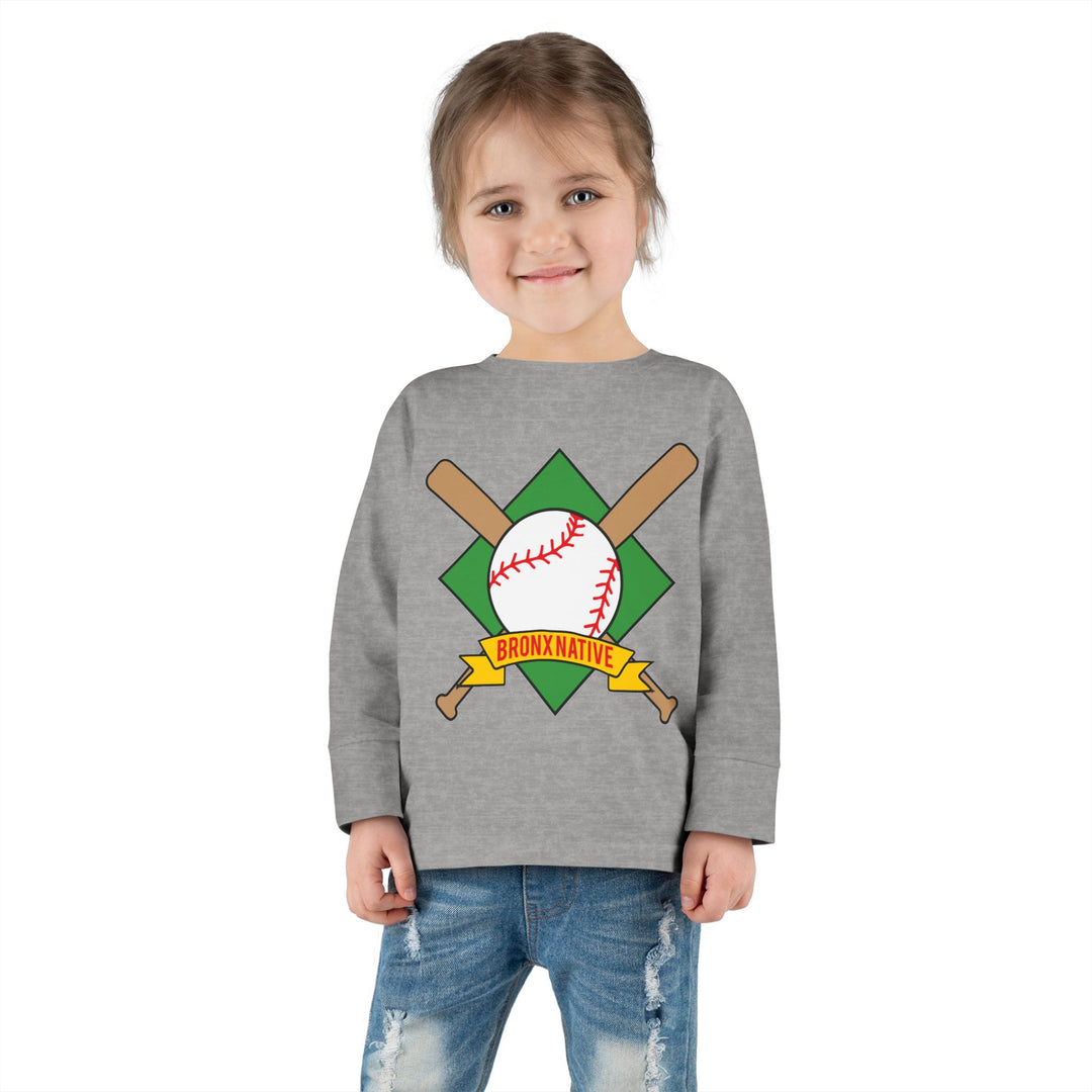 Bronx Native Baseball Toddler Long Sleeve Tee