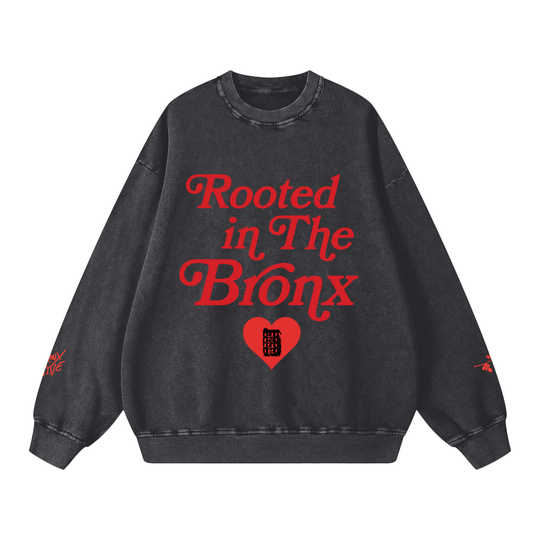 Rooted in the BR❤️NX Snow Washed Oversized Sweatshirt
