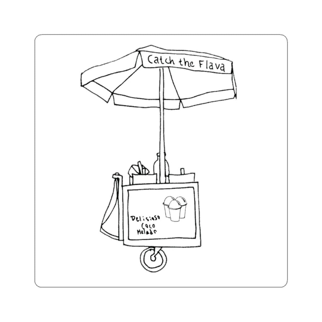 Starter Pack Catch the Flava Cart Bubble Sticker
