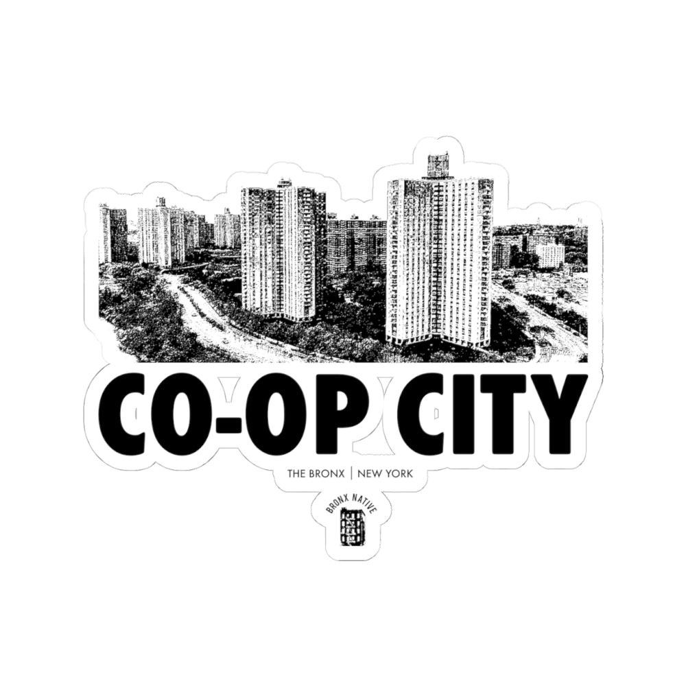 Co-Op City, Bronx Native Kiss Cut Stickers, Urban Decor, Laptop Stickers, Gift Ideas, Bronx Culture, City Love
