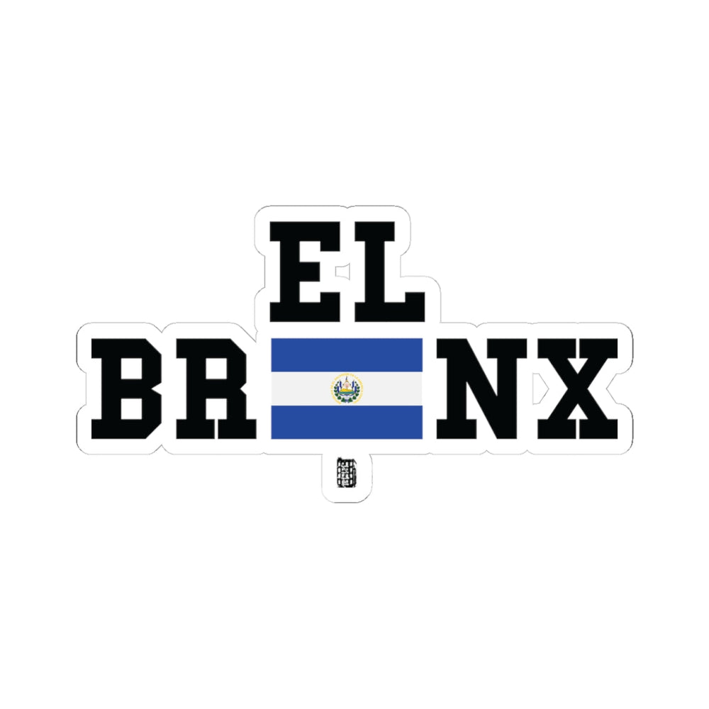 El Bronx El Salvador Flag Sticker Printify