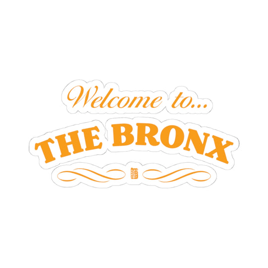 Welcome to the Bronx Sticker (Tangerine)