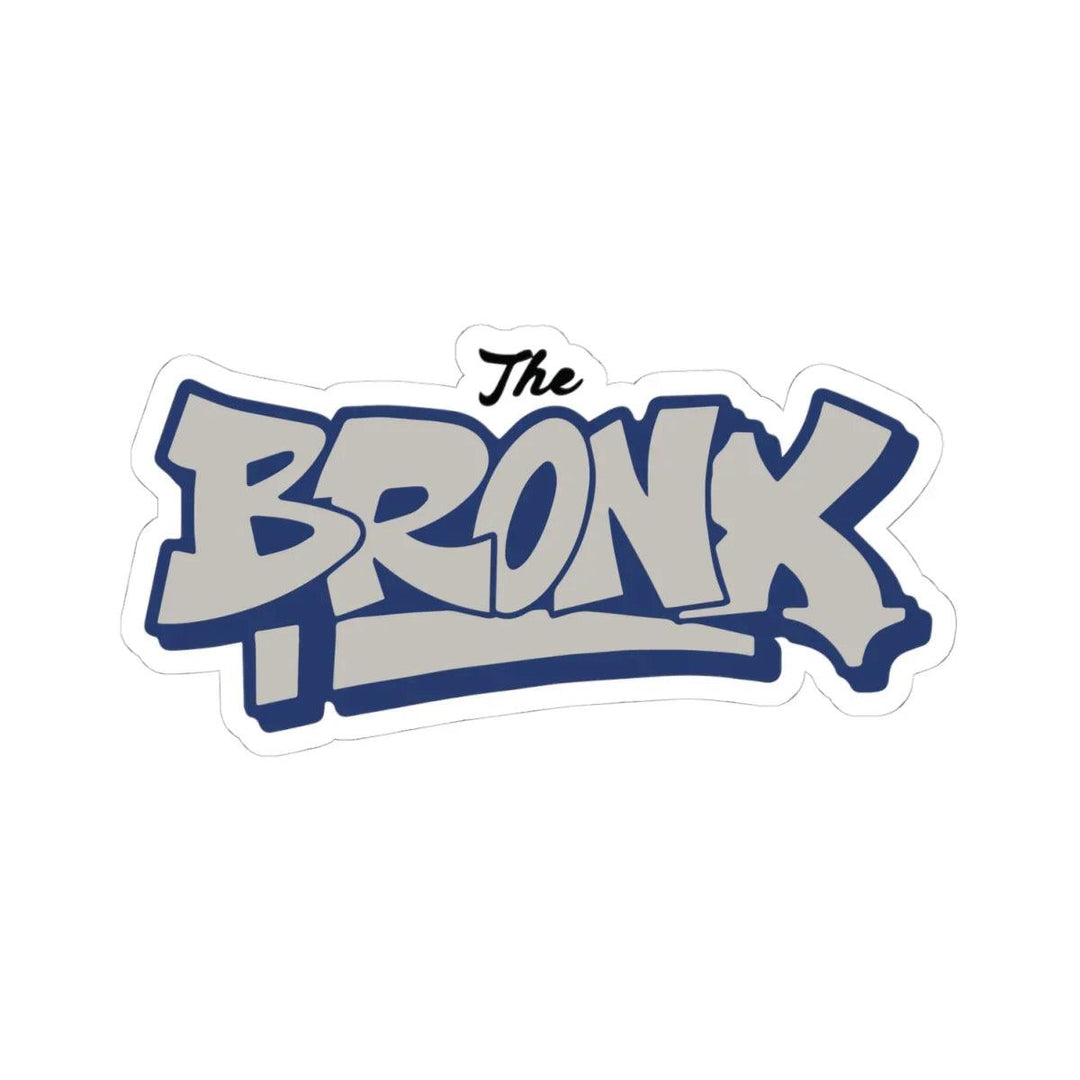 The Bronx Pinstripe Blue & Gray Sticker by Bronx Native