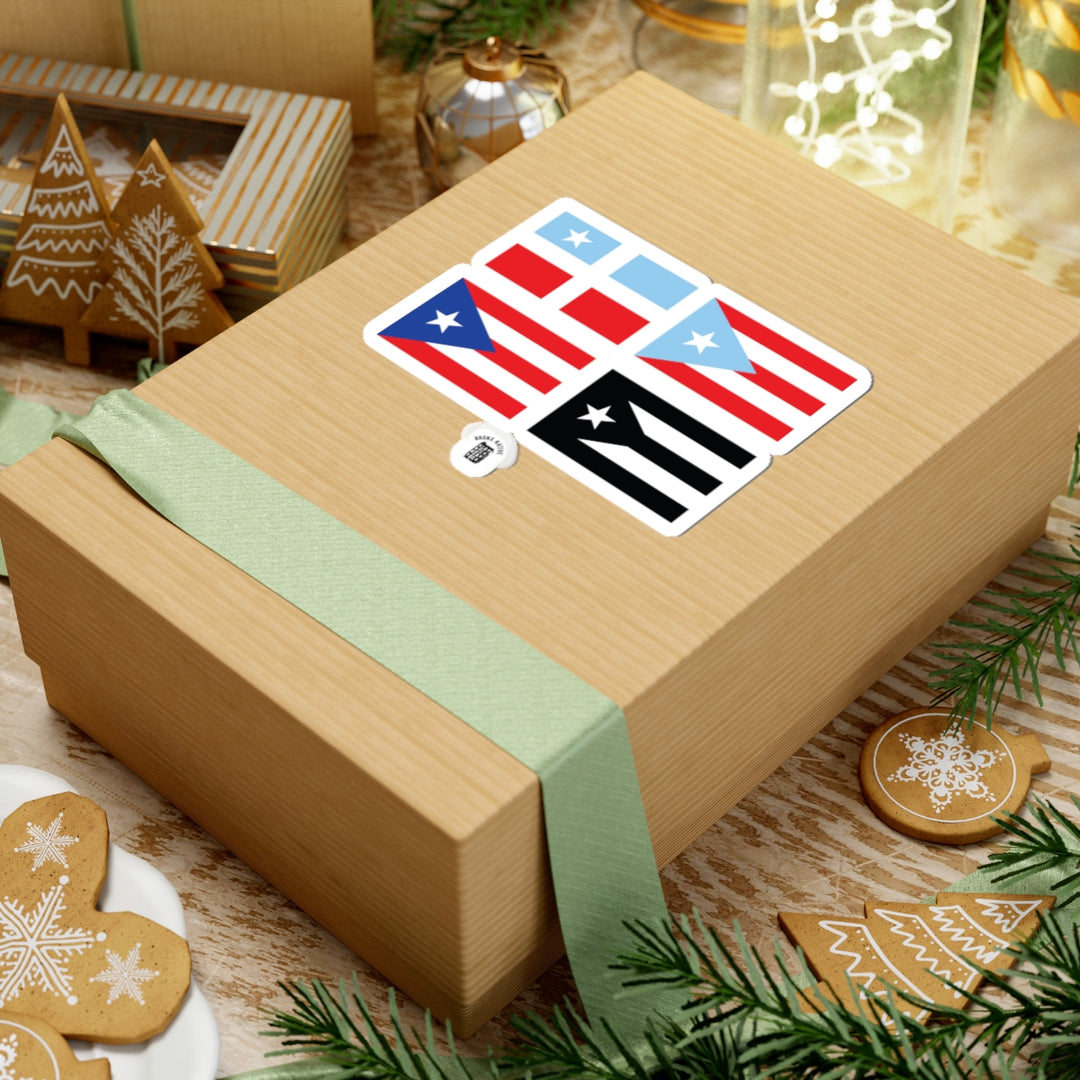 PR Edition Flags Sticker by Bronx Native - Puerto Rico Collection