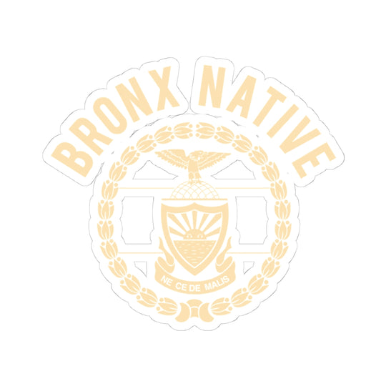 Bronx Native Crest (Gold) Sticker