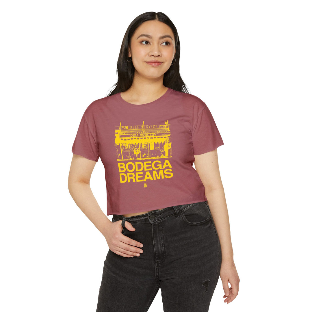 Bodega Dreams Women's Festival Crop Top