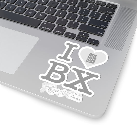 I Love The Bronx (Always & Forever) Silver Sticker