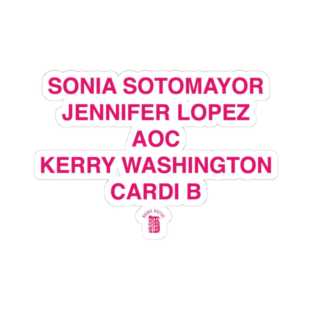 Bronx Women Icons Sticker by Bronx Native