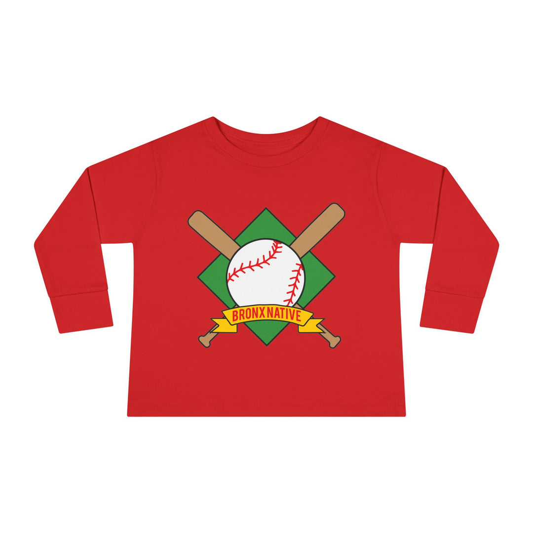Bronx Native Baseball Toddler Long Sleeve Tee