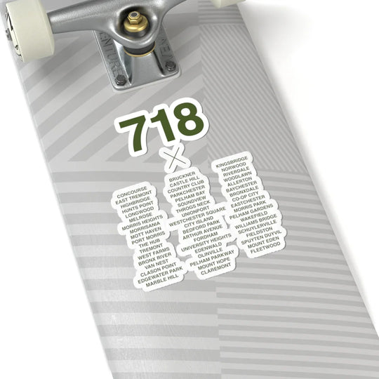 718 Neighborhoods (Green) Sticker