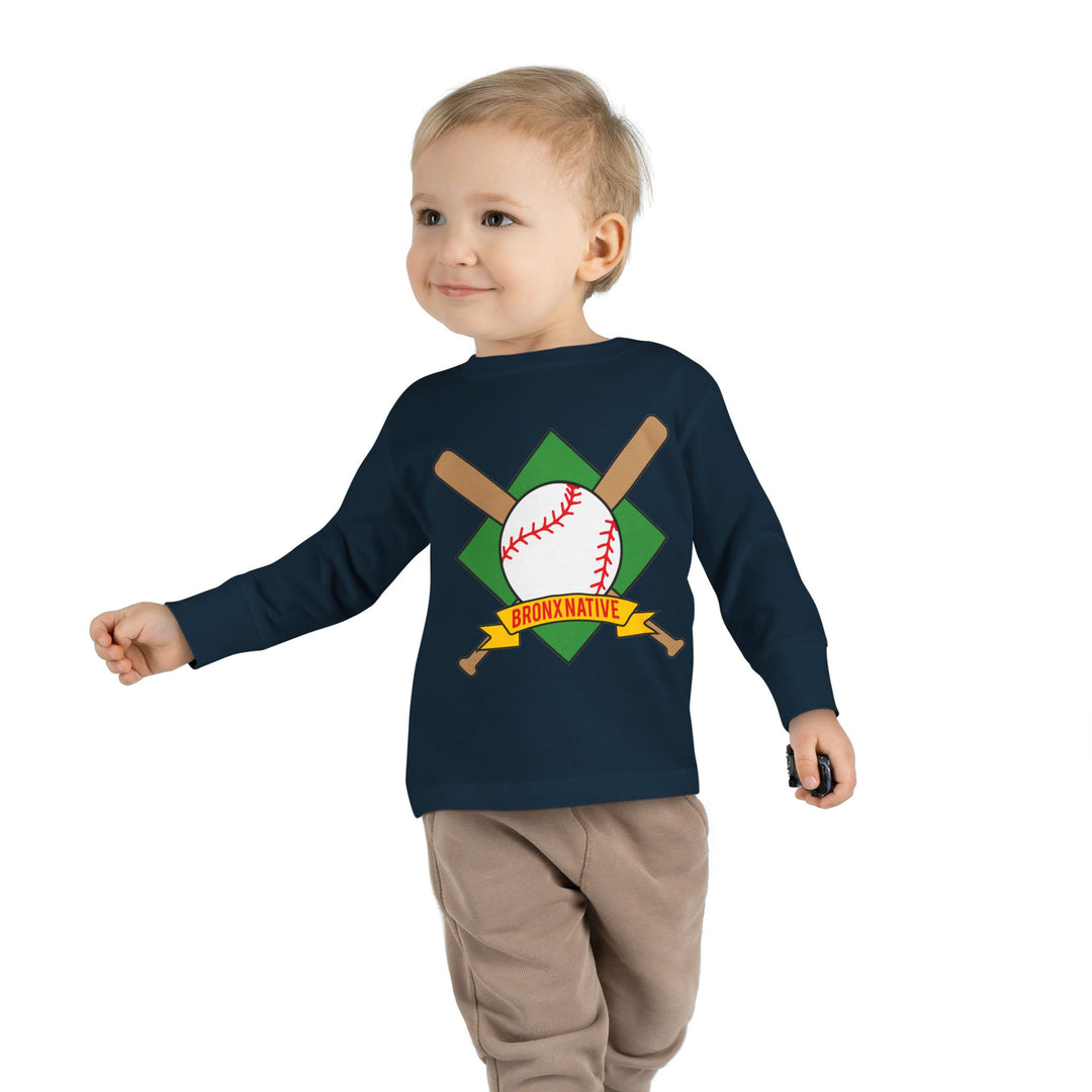 Bronx Native Baseball Toddler Long Sleeve Tee