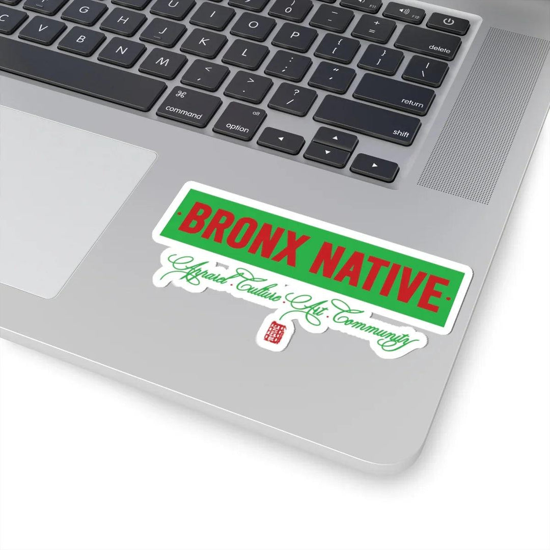Bronx Native (Apparel, Art, Community, Culture) Sticker Green