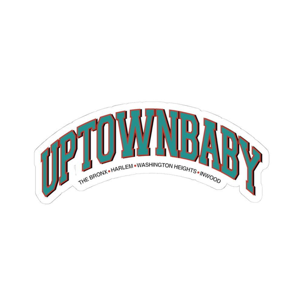 Uptown Baby, Kiss-Cut Stickers, Urban Decor, Laptop Stickers, Gift Ideas, Bronx Culture, City Love