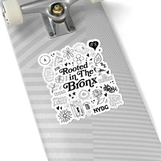 Rooted in the Bronx Sticker (Black)