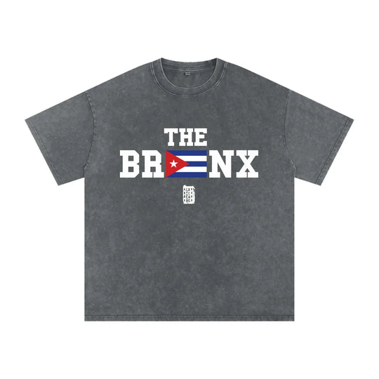 The Bronx Snow Washed Oversized Cotton T-Shirt
