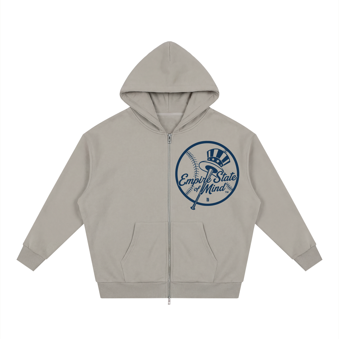 BX x BK 30th Anniversary Unisex Loose Solid Full Zip Hoodie