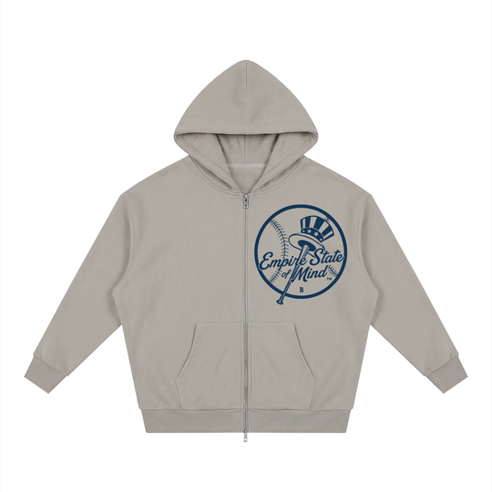 BX x BK 30th Anniversary Unisex Loose Solid Full Zip Hoodie