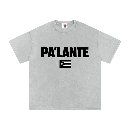 Pa'lante PR Edition Snow Washed Oversized Cotton T-Shirt