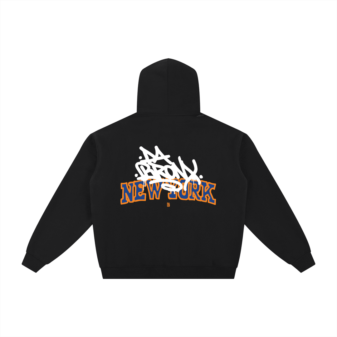 Bronx Basketball 2026 Playoffs Fleece Zip-Through Hoodie by Bronx Native