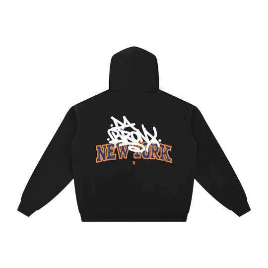 Bronx Basketball 2026 Playoffs Fleece Zip-Through Hoodie by Bronx Native
