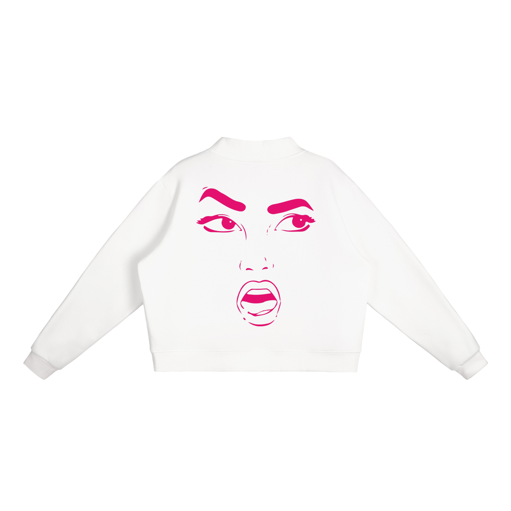 Regular Shmegular Essential Fleece Mock-Neck Crew Sweatshirt