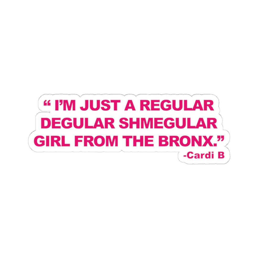Regular Shmegular Bronx Girls Sticker by Bronx Native