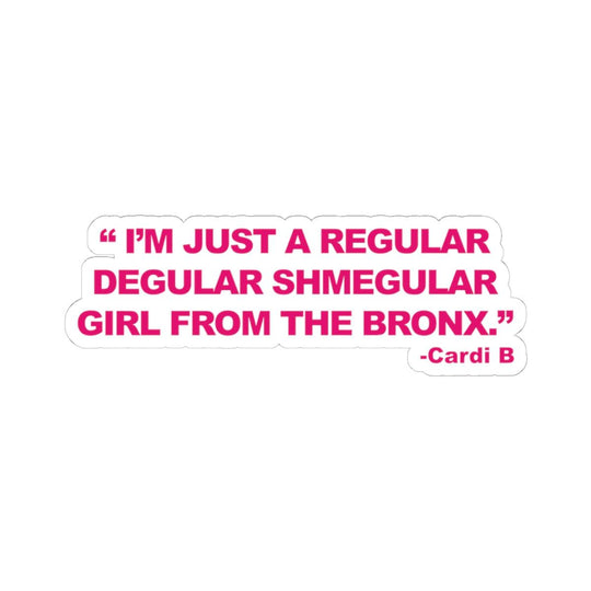 Regular Shmegular Bronx Girls Sticker by Bronx Native