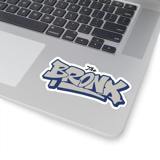 The Bronx Pinstripe Blue & Gray Sticker by Bronx Native