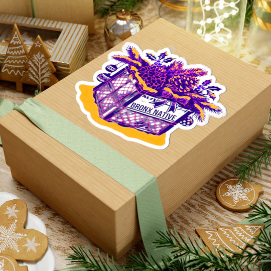 Milk Crate Holiday Sticker Neon