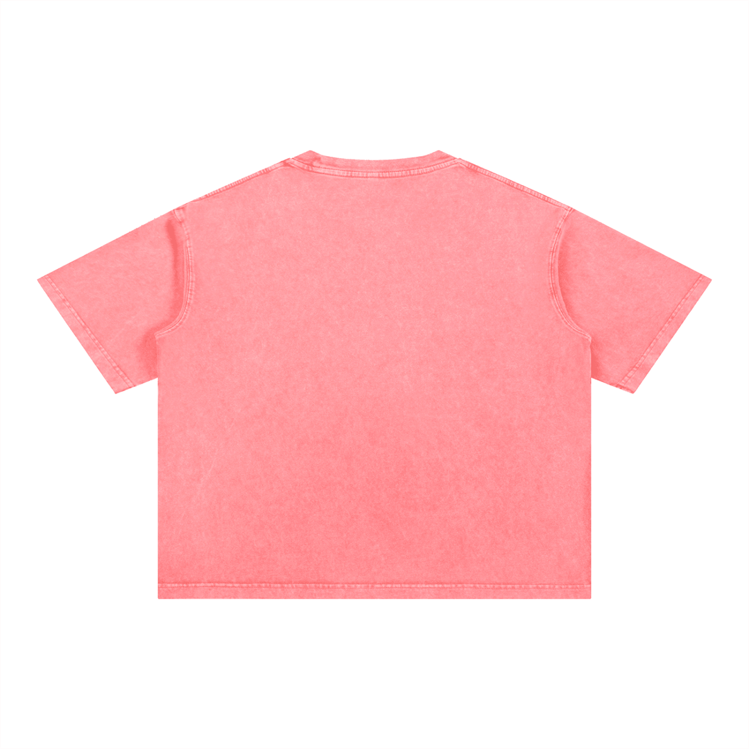 Boogie Down My City Mineral Wash Boxy Cotton T-Shirt by Bronx Native for New York summer