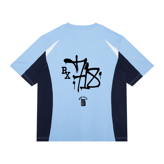 Bronx Soccer Club Unisex Color Block Raglan T-Shirt